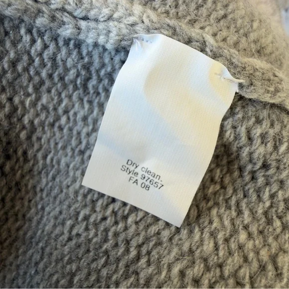 J. Crew Heather Light Gray Women's 3/4 Sleeve Cardigan - XS - Picture 6 of 6